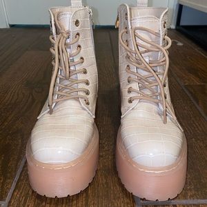Platform Combat Boots